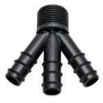Tavlit Push Fit 3 Way Connector 16 + 20 mm - 3/4" BSP