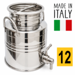 12 Liter Stainless Steel Stand for Olive Oil and Water Container